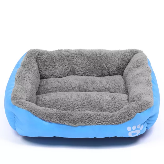 Pet Dog Cat Bed Soft Warm Kennel Mat Pad Blanket Puppy Cushion Washable 6 Sizes