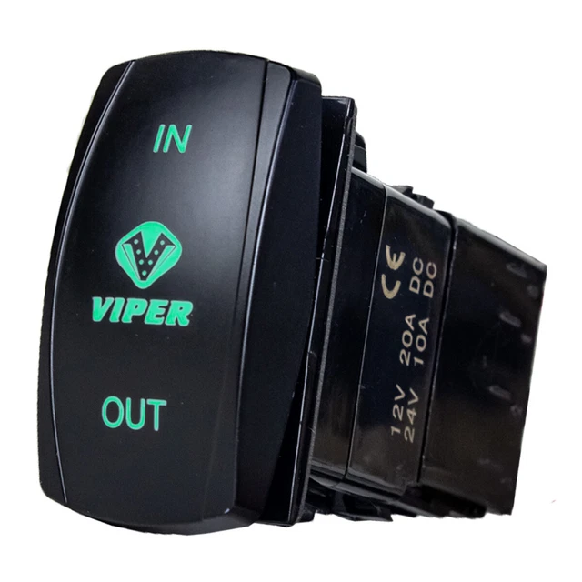 VIPER ATV / UTV Winch Custom Flush Mount Dash Switch