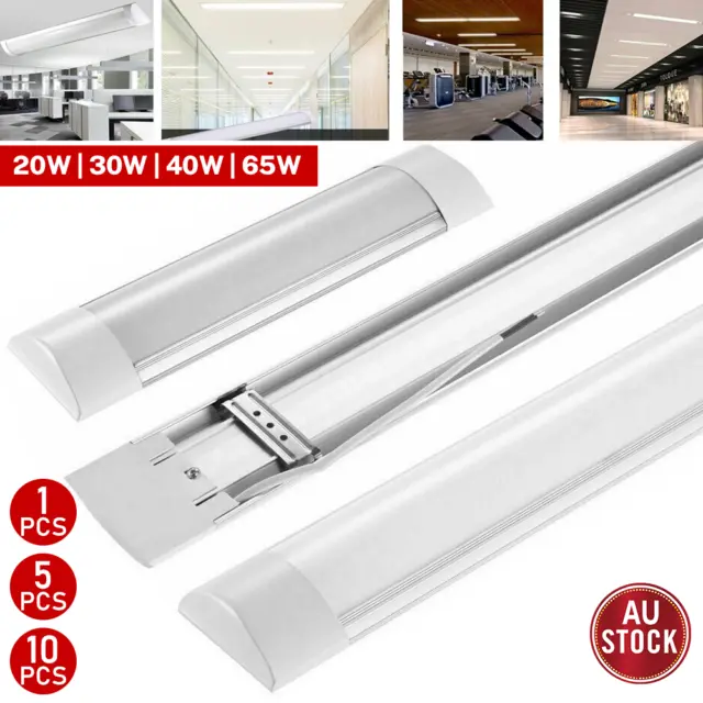 LED Slim Ceiling Batten Tube Light 60CM 90CM 120CM Linear Fluro Fluorescent OZ