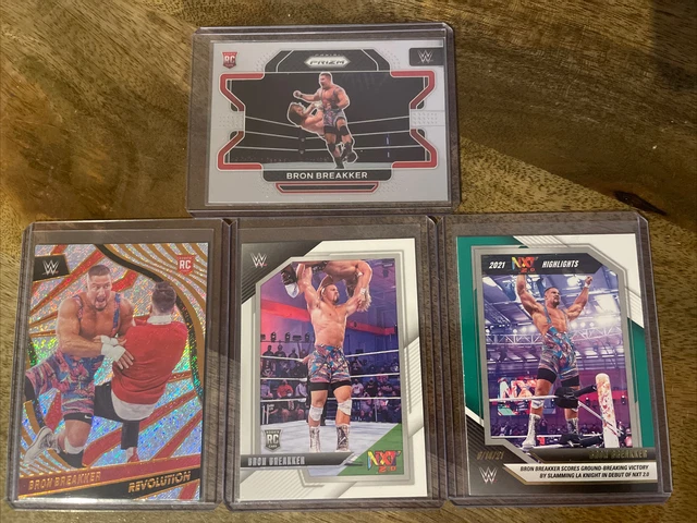 WWE Bron Breakker - Rookie Year Bundle Cards - Prizm, NXT 2.0, Revolution