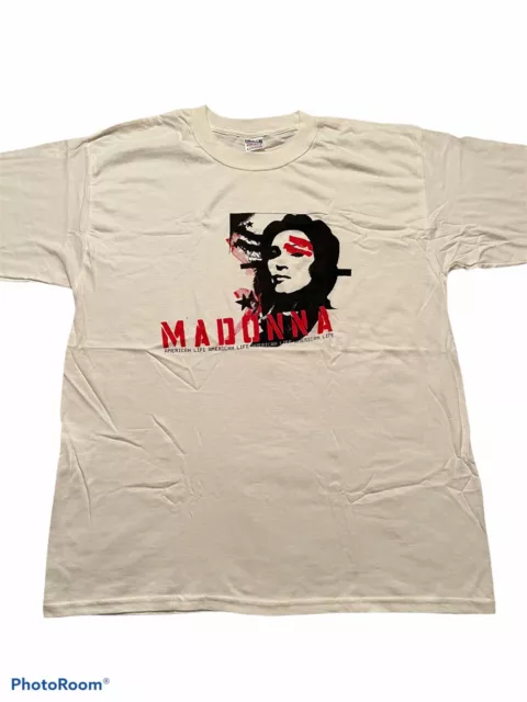 Vintage 2003 Madonna Ciccone American Life Promo Shirt XL 23x31” Deadstock NWT 3