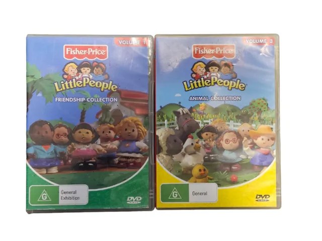 2006 Fisher-Price Little People Collection Vol 1 & 3 Dvd Region 0