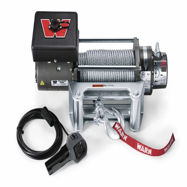 Warn WINCH MODEL M8000D1: 12 Volt 8000 LB Cap 100 Ft Wire Rope 26502