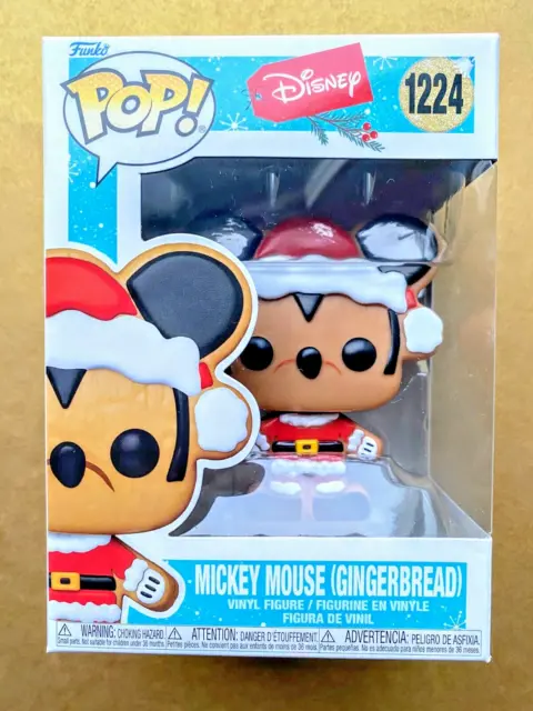 2023 Funko PoP! Disney Christmas  "MICKEY MOUSE (GingerBread)" #1224, Sealed NIB