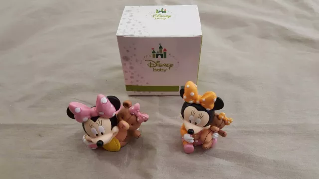 Bomboniera Battesimo Comunione Babies Minnie Disney In Resina