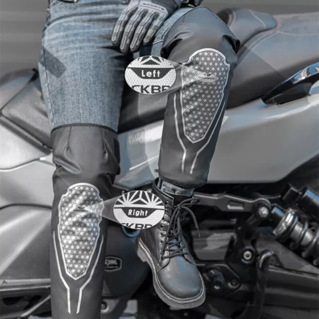 ROCKBROS Winter Warm Motorcycle Leg Gaiters Windproof Cycling Leg Warmer Covers