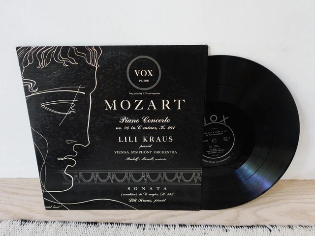 LILI KRAUS Mozart Piano Concerto K. 491 Pathe Vox PL 6880
