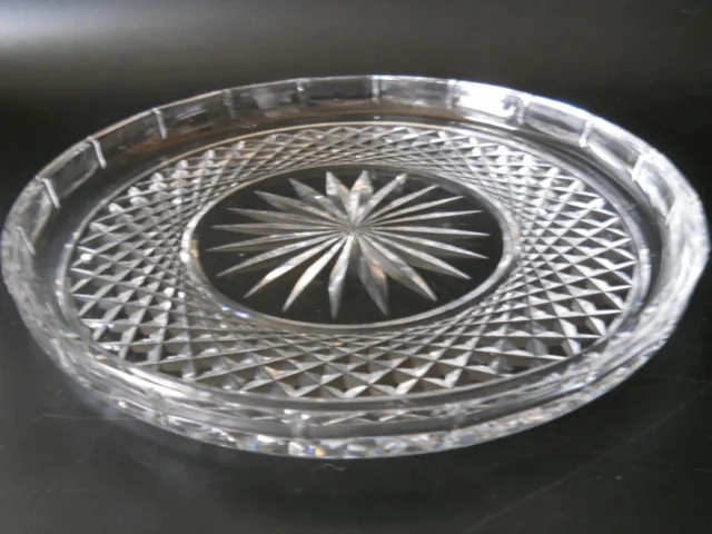 Waterford Cut Crystal *ALANA* Vanity Tray Large Size 10 3/4" Signed EUC