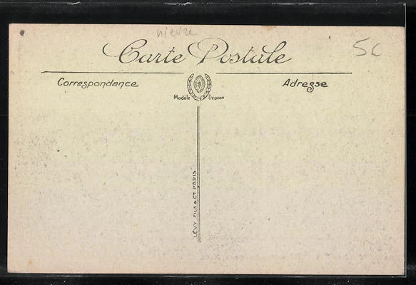 CPA Nevers, Écluse de la Jonction 2