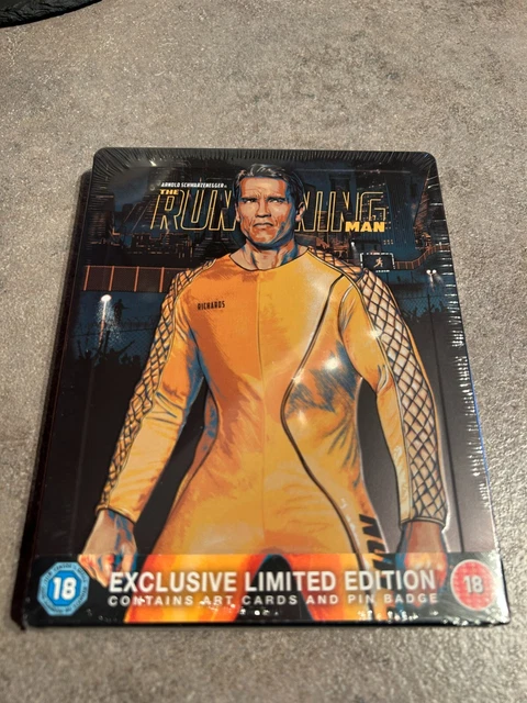 Running Man Blu Ray Steelbook New and Sealed