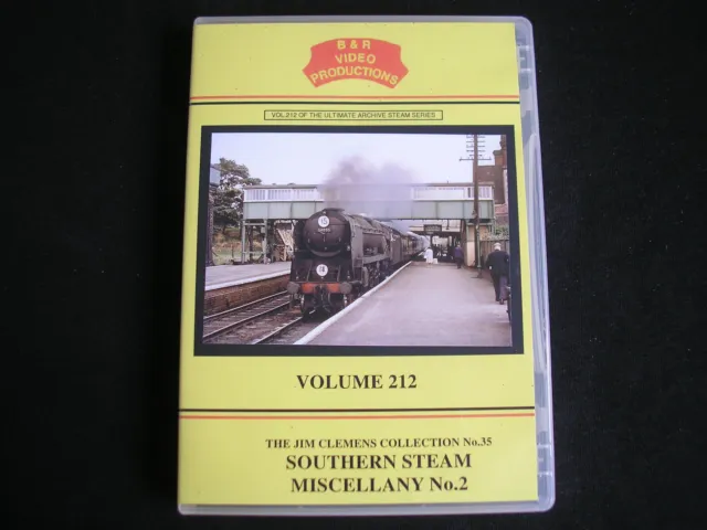 B&R DVD - Volume 212 - Southern Steam Miscellany No 2 - Railway - DVD