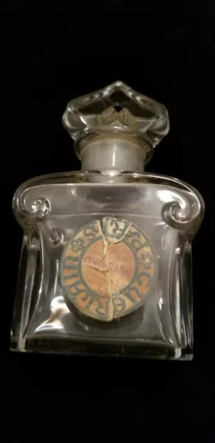Vintage Guerlain Baccarat Mitsouko Perfume Bottle Signed #113