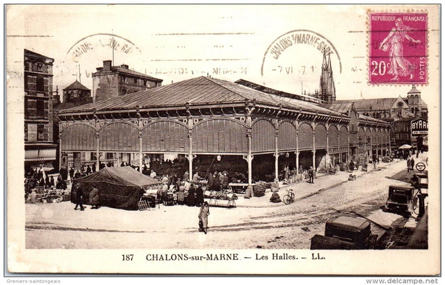 51 CHALONS SUR MARNE - les halles.