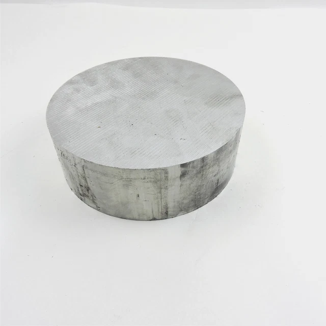 7.5" diameter 6061 Solid Aluminum ROUND Bar 2.625" Long Lathe Stock sku 299335