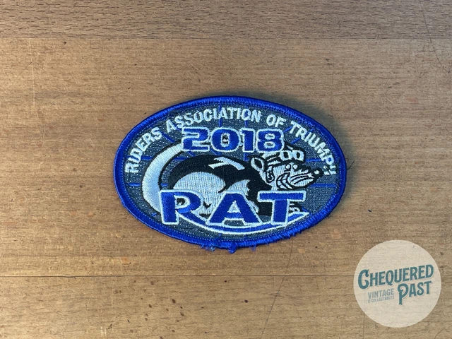 2018 RAT TRIUMPH Riders Association Embroidered Patch Motorcycles