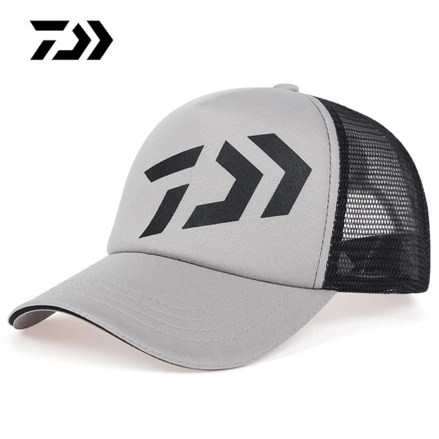 Daiwa Fishing Cap Mesh Hat Sport Baseball Adjustable Snapback Cotton Trucker
