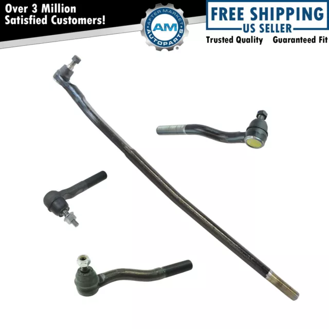 Steering Tie Rod End Inner Outer LH RH Set of 4 for 07-18 Jeep Wrangler JK New