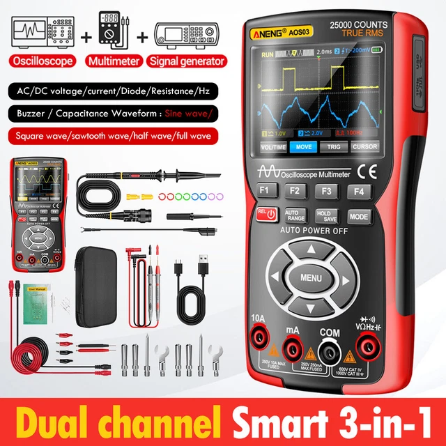 Abestop AT312G 3 In 1 Oscilloscope Digital Scope Multimeter With 12MHz - 7