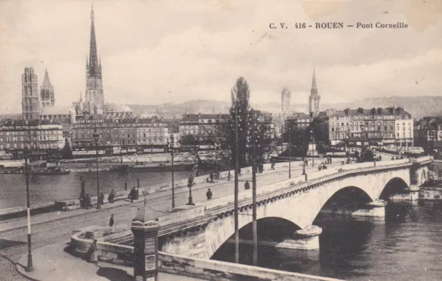 CPA 76 ROUEN Pont Corneille