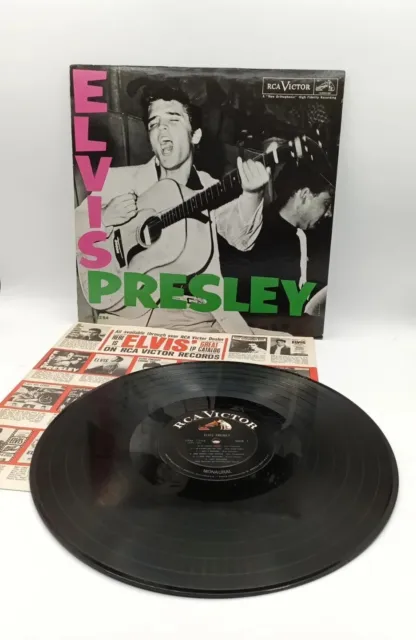 Elvis Presley LP ~ Self Titled Debut ~ RCA Victor LPM 1254 MONAURAL