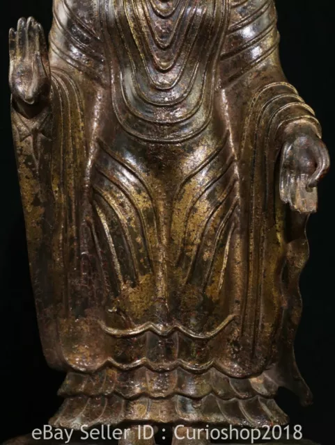 18.8&OLD TIBET BUDDHISM Copper Thousand Clothes Buddha Mother Buddha ...