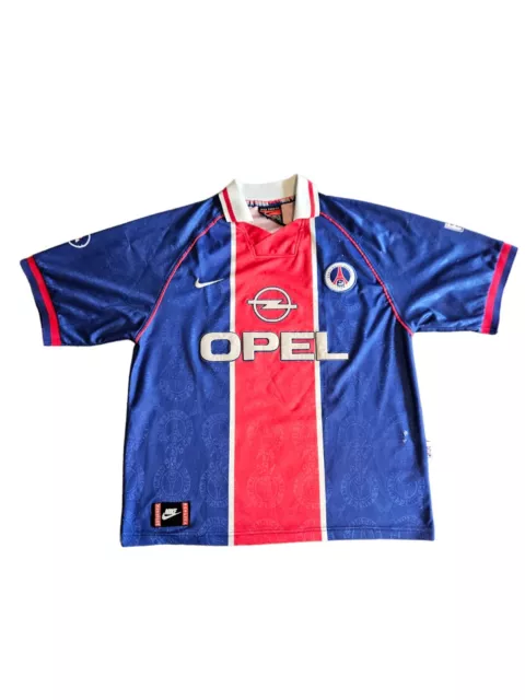 Paris Saint Germain PSG Trikot Jersey Maglia / Nike / 1996 - 1997 / Size L