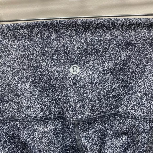 Lululemon Womens Grey Space Dye Wunder Under Luon Pull On Pant Hi-Rise 4 $98 New 3