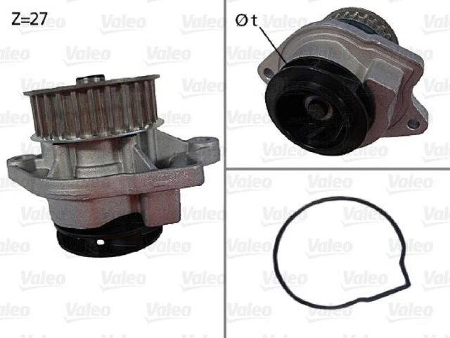 VALEO 506117 Pompe à Eau Avec Poulie – Compatible Véhicules Essence/Diesel, Fiable Et Performante Pour Circuit De Refroidissement