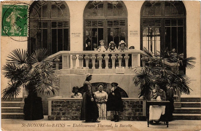 CPA St-HONORÉ-les-BAINS - Etabl. Thermal la Buvette (293029)