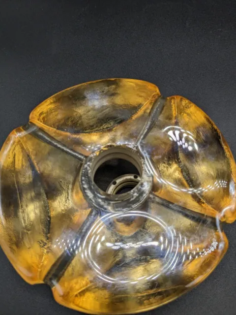 Paire d'appliques fleurs ARLUS, design dlg J.T. Kalmar en verre de Murano, 60's 4