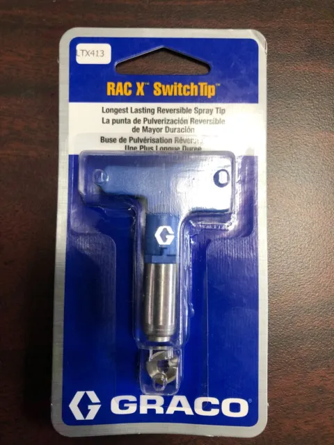 New Graco RAC X SwitchTip Reversible Spray Tip Part# LTX413