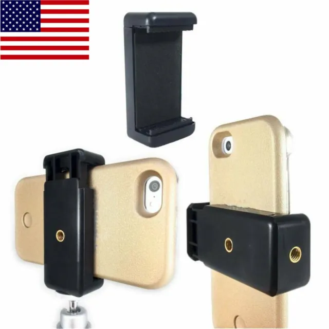 Universal Phone Holder Tripod Mount Adapter Smartphone Stand For iPhone/Samsung