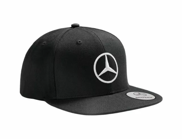 Mercedes Benz Flat Brim Cap  schwarz, 80% Polyacryl / 20% Wolle B66953170