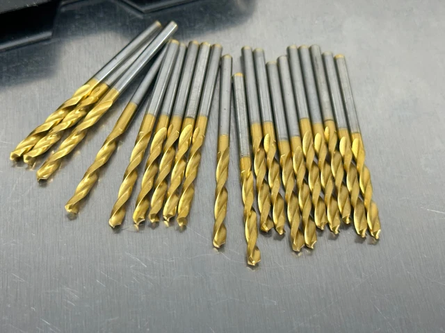 (20)  Guhring 2.6mm Drill HSS TiN Coated