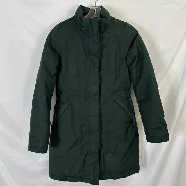 NORTH FACE ARCTIC Down Parka Olive Green Coat Small Womens $99.99 ...