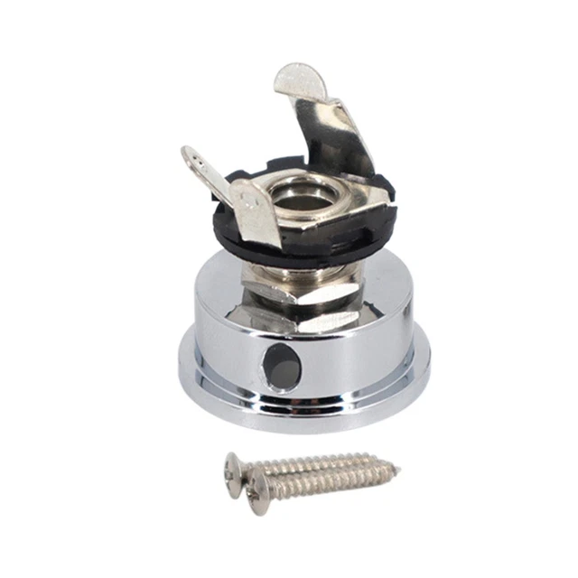 Guitare électrique Jack Plug Socket Mono Entrée Jack Socket Accessoires 1/4