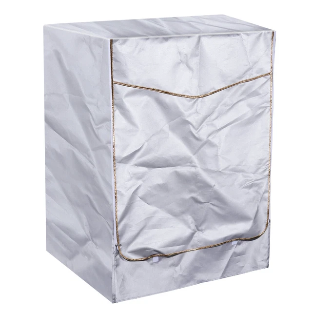 WASHING MACHINE DUST Cover Wrapper Dryer Waterproof Silver Coated EUR