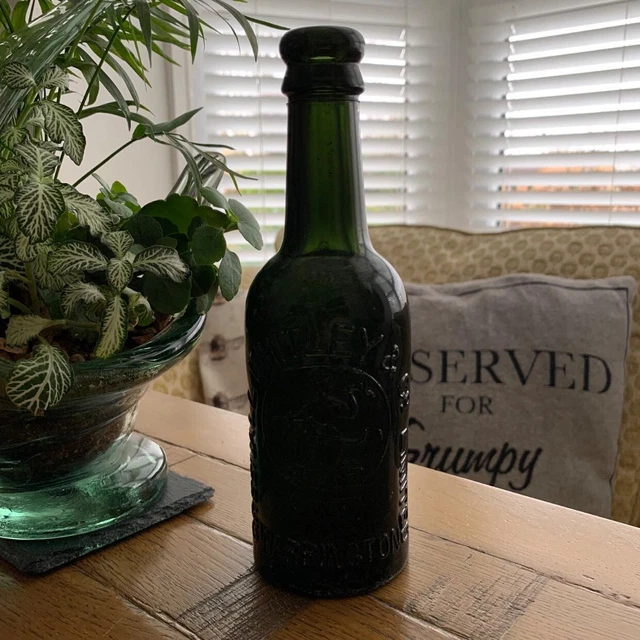 Greenall Whitley & Co Ltd Warrington Dark Beer Bottle Vintage Victorian