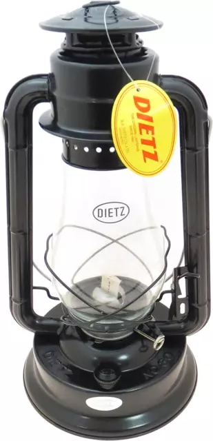 Hurricane Lantern Blizzard Oil Burning Lantern (Black)"