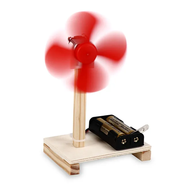 1Set Self-Made Electric Lüfterwissenschaft Experiment Baugruppe Spielzeug -xp