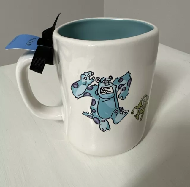 Rae Dunn Disney Pixar Monster Inc Monster Crew Double Sided Mug Sully and Mike