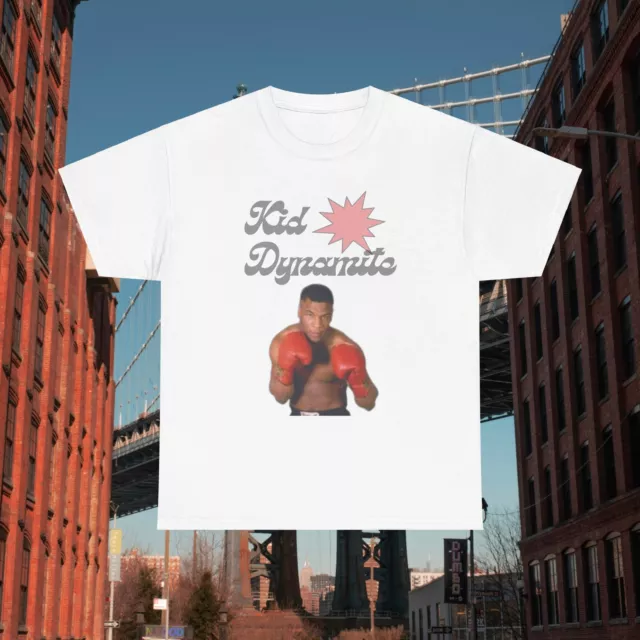 KID DYNAMITE TShirt Iron Mike Tyson Boxing Fighter New York NY Heavy Cotton Tee
