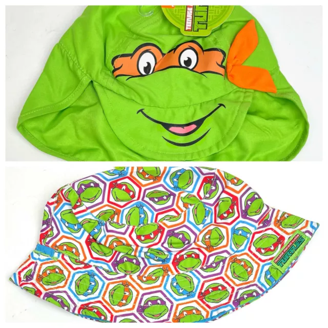 Nickelodeon Infant 0-12mos Teenage Mutant Ninja Turtles TMNT SUN HAT NEW NWT