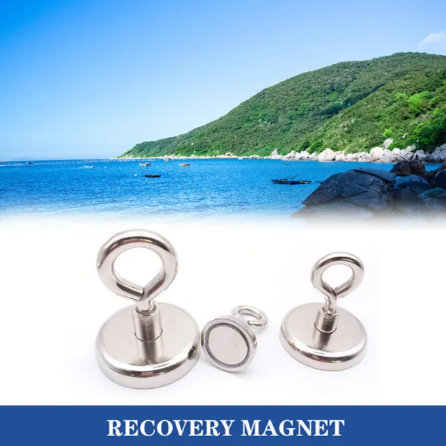 Neodymium Magnet Powerful Lifesaving Hook Marine Magnets Fishing Pot With Ribd