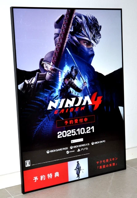 NINJA GAIDEN 4 - Promotional Poster size B2 - Xbox - PS5