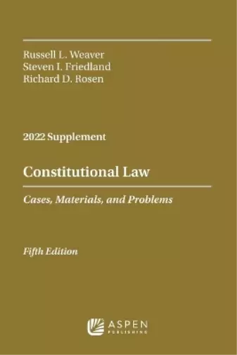 Richard D Rosen Constitutional Law (Taschenbuch) Supplements (US IMPORT)