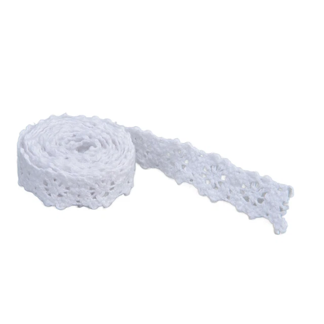 Lace Ribbon 20 Yards 1.5cm Width Touch Comfort For For Clothes Shoes Diy SMO