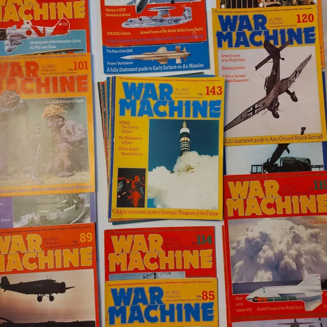 26 x War Machine Magazine Bundle - issues 50 to 143 (read desc for iss. numbers)