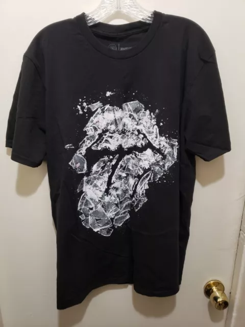 The Rolling Stones Shirt Mens Large Black Hackney Diamonds Official Merch