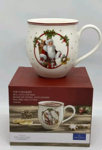 villeroy boch toys delight Becher mit Henkel Santa mit Reh